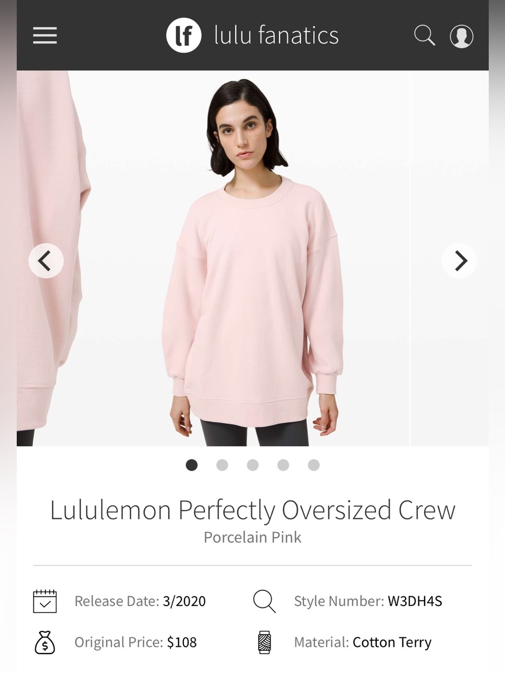 lululemon Perfectly Oversized Crew
